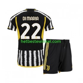 Juventus Angel Di Maria 22 Voetbalshirts Kind Thuis 2023-24